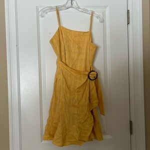 American Eagle Outfitters Yellow Mini Dress